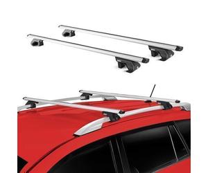 Alu Dachträger Grundträger für VW T-Roc A11 2017-2025 5 türig Silber ABE 2 tlg