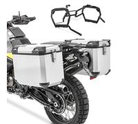 Alu-Koffer + Kofferträger für BMW R 1250 GS Adventure 19-24 QP48 Silber