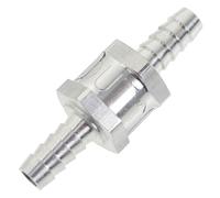 Alu- Kraftstoff- Rückschlag- Ventil für Benzinschlauch Innen- Ø 8 mm