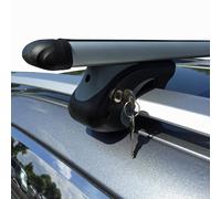 Alu Relingträger VDP L120 kompatibel mit für VW Tiguan 2007-2016 bis abschliessbar