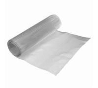Alu Renngitter,Aluminium Racegitter Streckgitter,Universal Auto Car Grill Mesh Net Aluminiumlegierung Alu Kühlergrill Einsatz Blatt Gitter Körper Stoßstange Rauten Grill,100x33cm,Silber 8 X 16mm