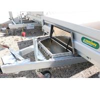 Alu Riffelblech Alubox f. Unsinn Anhänger 13" 14" V-Deichsel Staubox Deichselbox