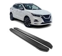 Alu Seitenschweller Trittbretter für Nissan X-Trail III T32 2013-2021 Schwarz 2x