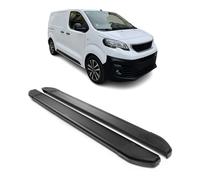 Alu Seitenschweller Trittbretter für Peugeot Expert 2016-2026 L1 Kurzer Schwarz