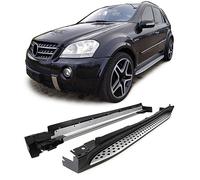 Alu Trittbretter Flankenschutz OE Style mit ABE für Mercedes ML W164 05-11