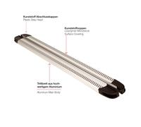 Alu Trittbretter Schweller Flankenschutz für Audi Q5 ab Bj 2008-2016 Silver V2