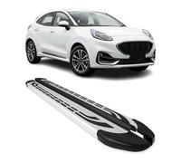 Alu Trittbretter Seitenschweller Seitenbretter für Ford Puma 2019-2026 Grau