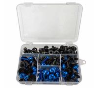 Alu Verkleidungsschrauben Innensechskant universal passend für Honda blau