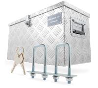 Alubox Transportbox Anhängerbox Deichselbox 62x26x30cm Aluminiumbox Kasten Kiste