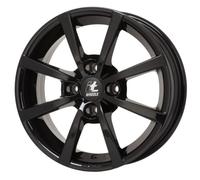 Alufelge 16 zoll ITWHEELS Alisia 4x100 6,5J ET40, Farbe Schwarz Glänzend