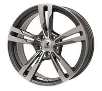 Alufelge 19 zoll ITWHEELS Anna 5x112 8,5J ET45, Farbe Anthrazit Glänzend Poliert
