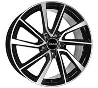 ALUFELGE AVUS AC-518 FUR MINI COOPER D 5 PORTE 7.5X17 5X112 BLACK POLISHED 41Y