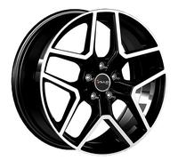 ALUFELGE AVUS AC-519 FUR MAZDA RX-8 7.5X18 5X114.3 BLACK POLISHED 0HL