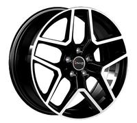 ALUFELGE AVUS AC-519 FUR VOLVO XC70 7.5X18 5X108 BLACK POLISHED VZ4