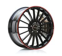 ALUFELGE AVUS AC-M03 FUR MERCEDES-BENZ CLASSE CL 8X19 5X112 BLACK RED LINE SBJ