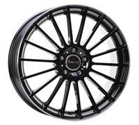 ALUFELGE AVUS AC-M03 FUR MINI COOPER D 5 PORTE 8X18 5X112 BLACK POLISHED LIP I10