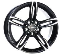 ALUFELGE AVUS AC-MB3 FUR BMW SERIE 3 BERLINA X-DRIVE 9.5X20 5X120 BLACK POL 5S3