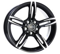 Avus, AC-MB3, 8x18 ET30 5x120 72,6, black polished