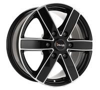 ALUFELGE AVUS AC-V61 FUR VOLKSWAGEN CRAFTER M1 6.5X16 6X130 BLACK POLISHED SOE