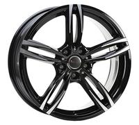 ALUFELGE AVUS AF15 FUR VOLKSWAGEN GOLF VII 8.5X19 5X112 BLACK POLISHED EJY