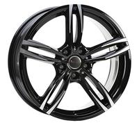 ALUFELGE AVUS AF15 FUR VOLKSWAGEN TOURAN 8.5X19 5X112 BLACK POLISHED 08B