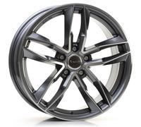 Komplettrad für VW Bus T5 T6 AVUS AF16 anth.p. Reifen 275/35 R20 Hankook S1 Evo3