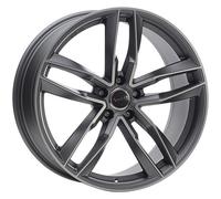 Avus AF 16 Matt Anthracite Polished Alufelge 20 Zoll ET20 5x112 ML66,6