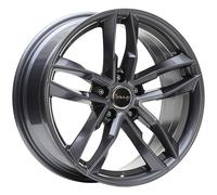 ALUFELGE AVUS AF16 FUR PORSCHE MACAN S 10X21 5X112 BLACK POLISHED GK9