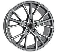 ALUFELGE AVUS AF18 FUR AUDI S3 8X18 5X100 MATT ANTHRACITE POLISHED WSX