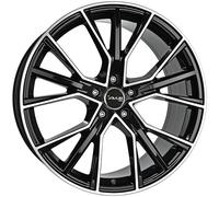 ALUFELGE AVUS AF18 FUR BMW X5 10.5X22 5X112 BLACK POLISHED SD5