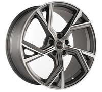 AVUS RACING AF20 matt anthracite polished 9.0Jx20 5x112 ET33