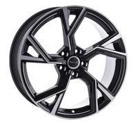 ALUFELGE AVUS AF20 FUR VOLKSWAGEN CADDY N1 8.5X19 5X112 BLACK POLISHED 15P