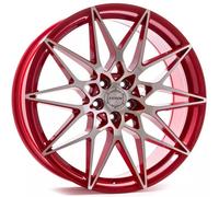 Alufelge AX9 9x21 5x120 ET30 Kirschrot poliert BMW 5er 7er X3 X4 X5