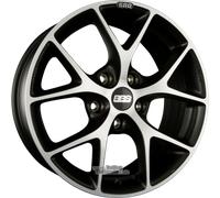 BBS, SR, 7,5x17 ET45 5x108 70, vulcano grau diamant-gedreht