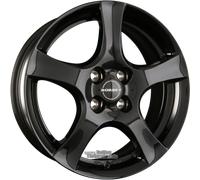 Borbet F black glossy 6.5x16" ET40 LK4 108 ML 72.5 Alufelgen 16 Zoll