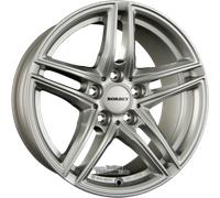 Borbet XR Brillant Silver Alufelge 16 Zoll ET22 5x112 ML66,6