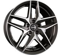 Alufelge BORBET Z Einteilig Mistral Anthracite Glossy Polished 7.50 x 18 ET 44.00 5x112.00
