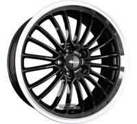 Alufelge BROCK / RC / RC B24-GP Einteilig Schwarz Glanz Horn Poliert (SGHP) 8.50 x 19 ET 32.00 5x110.00
