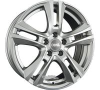 1x DBV ANDORRA II hypersilber 7.5Jx18 5x112 ET45