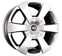 Alufelge DELTA 4x4 4x4 WP Einteilig Shiny Silver 8.50 x 18 ET 15.00 6x139.70 Wintertauglich