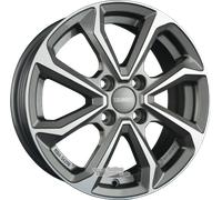 DEZENT DEZENT KT DARK gunmetal/polished lip 6.0Jx15 4x100 ET46