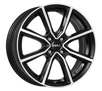 Dezent TN Black Polished Alufelge 15 Zoll ET40 4x100 ML60,1