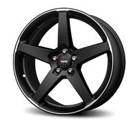 Alufelge Für Seat Alhambra 8,0J18" 5X112 25 79,60 Momo Five Schwarz Matt DI