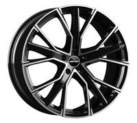 GMP Gunner black diamond 9.5x21" ET37 LK5 112 ML 66.6 Alufelgen 21 Zoll