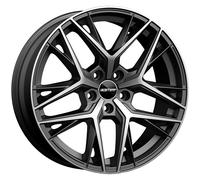 ALUFELGE GMP LUNICA FUR RENAULT CAPTUR 7.5X19 5X114,3 MATT ANTHRACITE DIAMO WGK