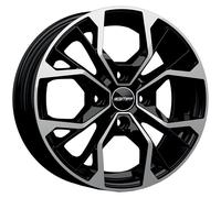 ALUFELGE GMP MATISSE FUR OPEL COMBO M1 6.5X16 5X108 BLACK DIAMOND EB5