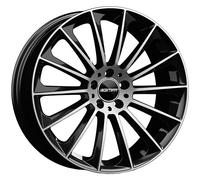 GMP Stellar black polished 10x22" ET50 LK5 130 ML 71.6 Alufelgen 22 Zoll