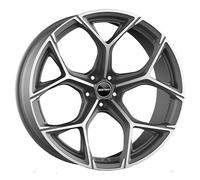 GMP Ultrivity anthracite matt diamond 9x21" ET30 LK5 112 ML 66.5 Alufelgen 21...