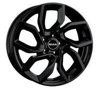 MAK Apollo gloss black 7x17" ET20 LK4 108 ML 65.1 Alufelgen 17 Zoll