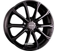 Mak DaVinci gloss black 7.5x18 ET46 - LK5/112 ML57.1 Felge Alu